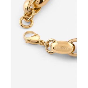 GUESS STEEL DIVINE Βραχιόλι Χρυσό Λευκές Πέτρες JUBB06304JWYGL 