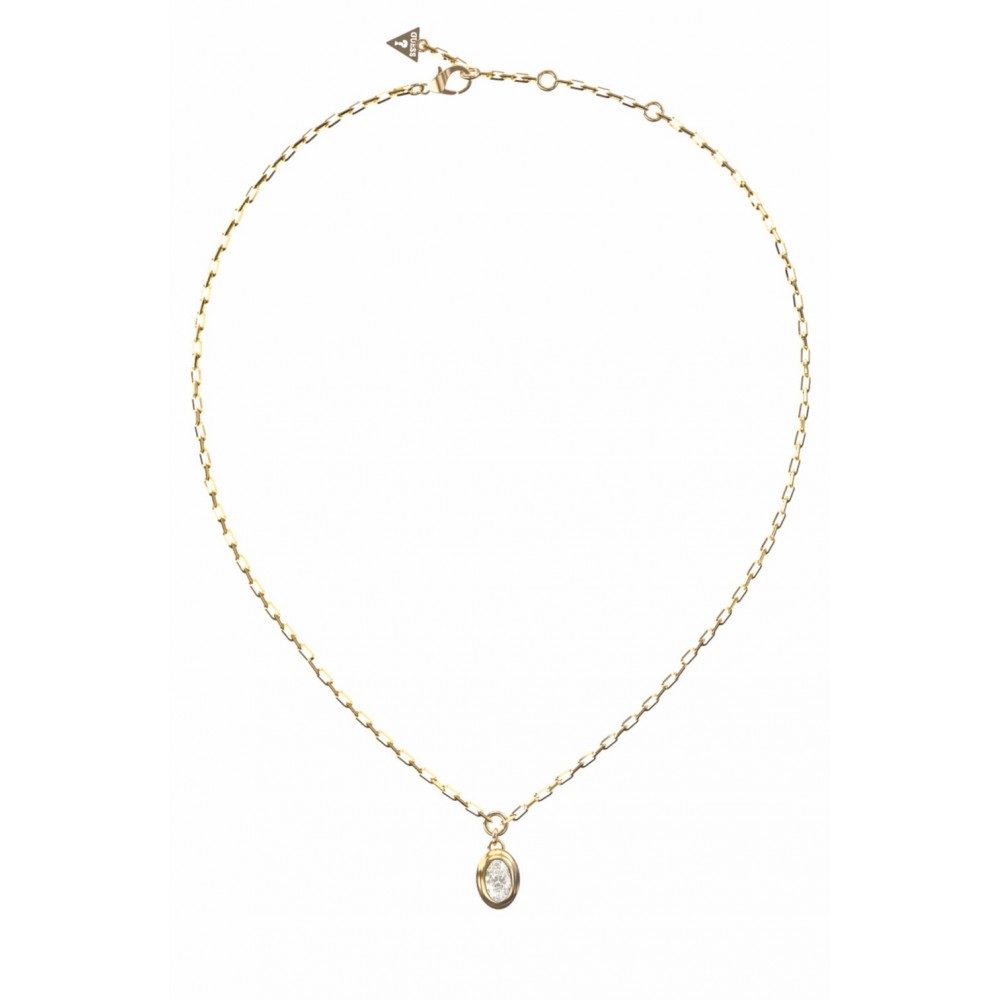 GUESS STEEL DIVINE Κολιέ Χρυσό Με Πέτρα JUBN06314JWYGT GUESS STEEL DIVINE Κολιέ Χρυσό Με Πέτρα JUBN06314JWYGT