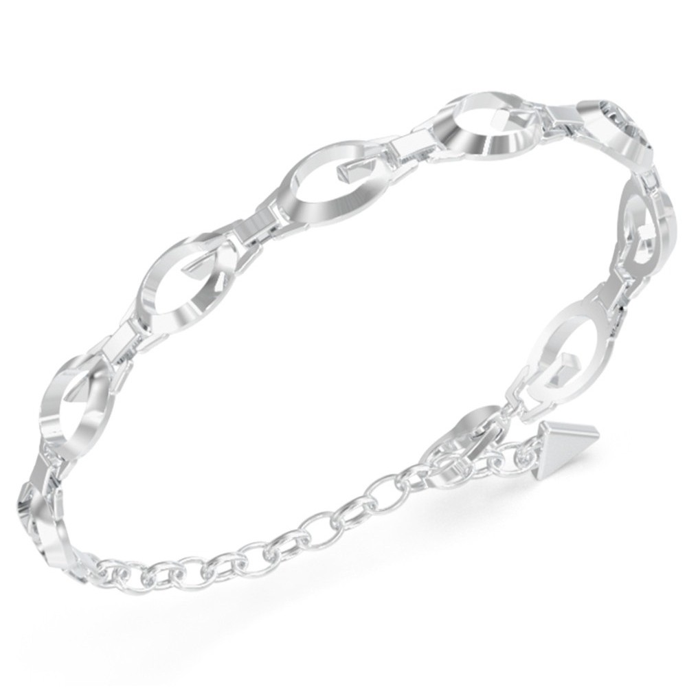 GUESS STEEL G CAMDEN Βραχιόλι Ασημί JUBB06344JWRHL 