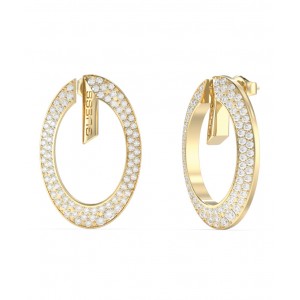GUESS STEEL G CAMDEN Σκουλαρίκια Χρυσά JUBE06334JWYGT