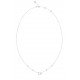 GUESS STEEL G CAMDEN Κολιέ Ασημένιο Με Λογότυπο JUBN06336JWRHT