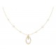 GUESS STEEL G CAMDEN Κολιέ Χρυσό Με Τρεις Καρδιές JUBN06340JWYGT