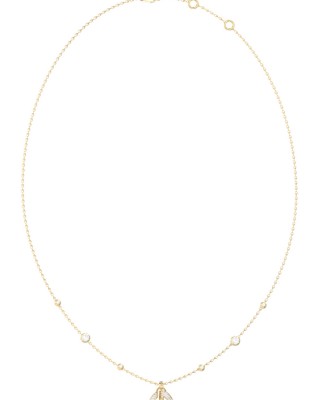 GUESS STEEL G CAMDEN Κολιέ Χρυσό Με Τρεις Καρδιές JUBN06340JWYGT