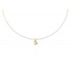 GUESS STEEL GOLDEN LOVE Κολιέ Xρυσό Με Πέρλες JUBN06454JWYGT