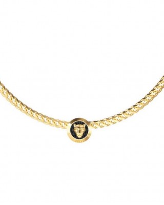 GUESS STEEL PANTHER Κολιέ Χρυσό Πάνθηρας JUMN06085JWYGT