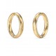 GUESS STEEL MADISON Κρίκοι Χρυσοί Με Πέτρες JUBE06427JWYGT