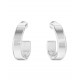 GUESS STEELMADISON Κρίκοι Ασημένιοι Με Πέτρες JUBE06434JWRHT