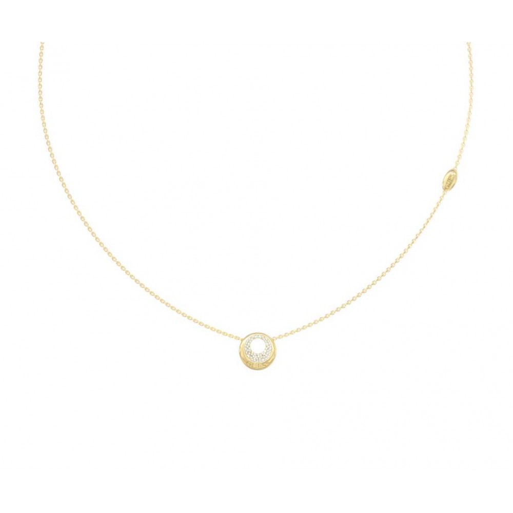 GUESS STEEL MOON DROPS Κολιέ Χρυσό JUBN06245JWYGT/U