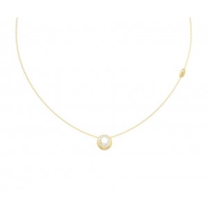 GUESS STEEL MOON DROPS Κολιέ Χρυσό JUBN06245JWYGT/U