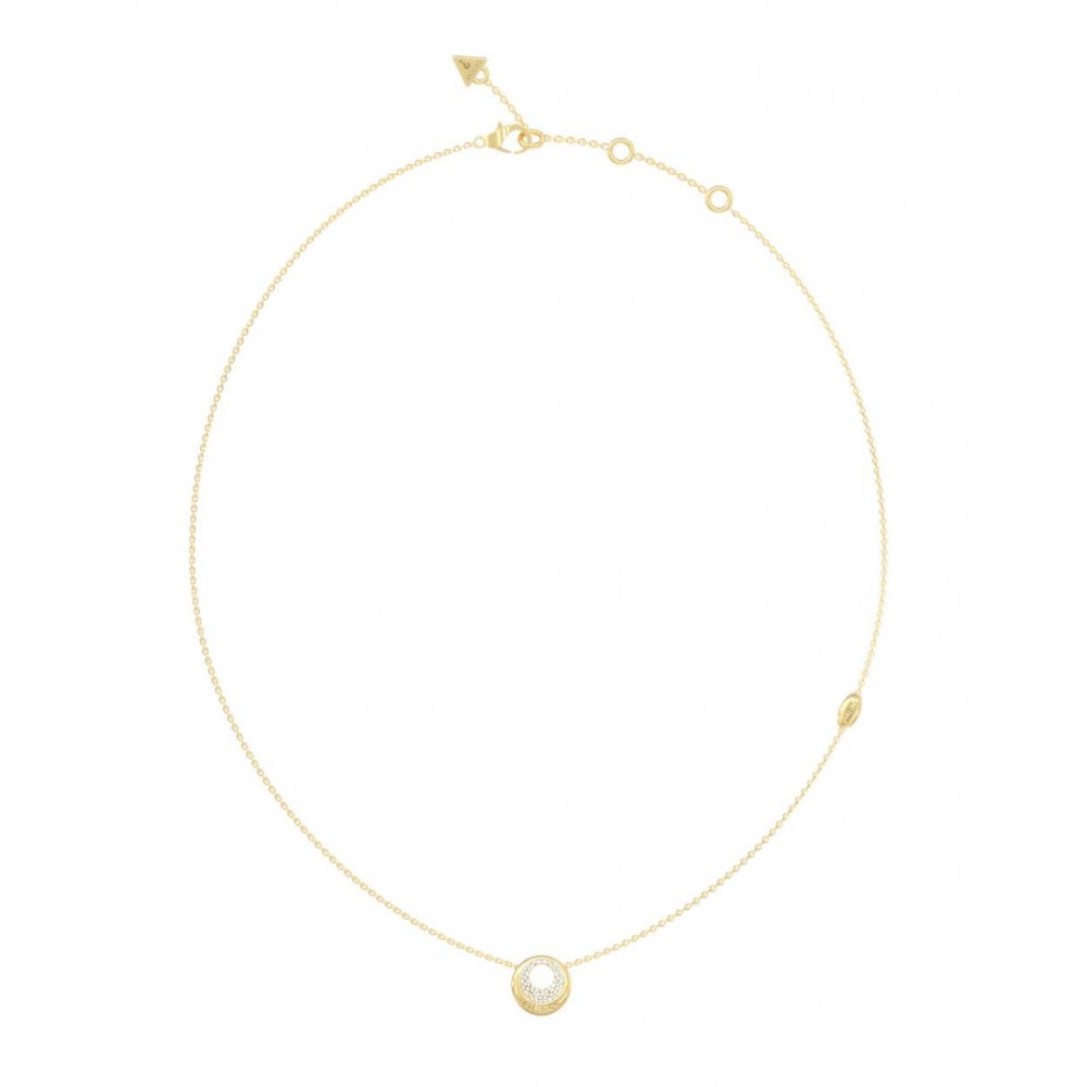 GUESS STEEL MOON DROPS Κολιέ Χρυσό JUBN06245JWYGT/U