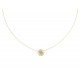 GUESS STEEL MORNING GRACE Κολιέ Χρυσό Με Πέτρα JUBN06379JWYGT