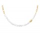 GUESS STEEL PEARLY Κολιέ Xρυσό Με Πέρλες JUBN06483JWYGT