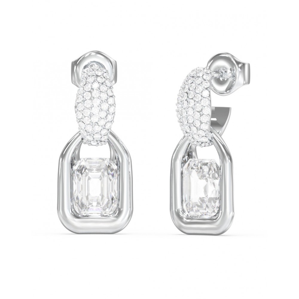 GUESS STEEL RADIOSA Σκουλαρίκια Ασημί Κρεμαστά JUBE06391JWRHT
