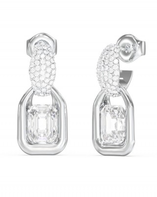GUESS STEEL RADIOSA Σκουλαρίκια Ασημί Κρεμαστά JUBE06391JWRHT