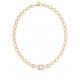 GUESS STEEL RADIOSA  Κολιέ Xρυσό Με Πέτρες JUBN06382JWYGT