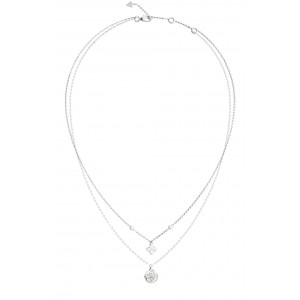GUESS STEEL SPINNING BLOOM Κολιέ Διπλή Αλυσίδα Με Λογότυπο JUBN06468JWRHT GUESS STEEL SPINNING BLOOM Κολιέ Διπλή Αλυσίδα Με Λογότυπο JUBN06468JWRHT