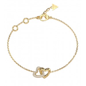 GUESS STEEL SECRET GARDEN Βραχιόλι Ασημένιο Λουλούδια JUBB06033JWRHL 