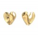 GUESS STEEL BY YOUR SIDE Σκουλαρίκια Χρυσές Καρδιές JUBE06089JWYGT/U