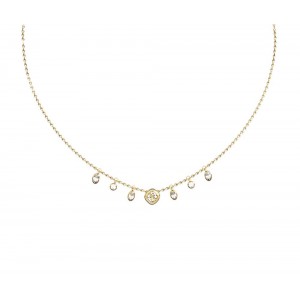 GUESS STEEL JAIPUR SPLENDOR Κολιέ Χρυσό JUBN06148JWYGT/U