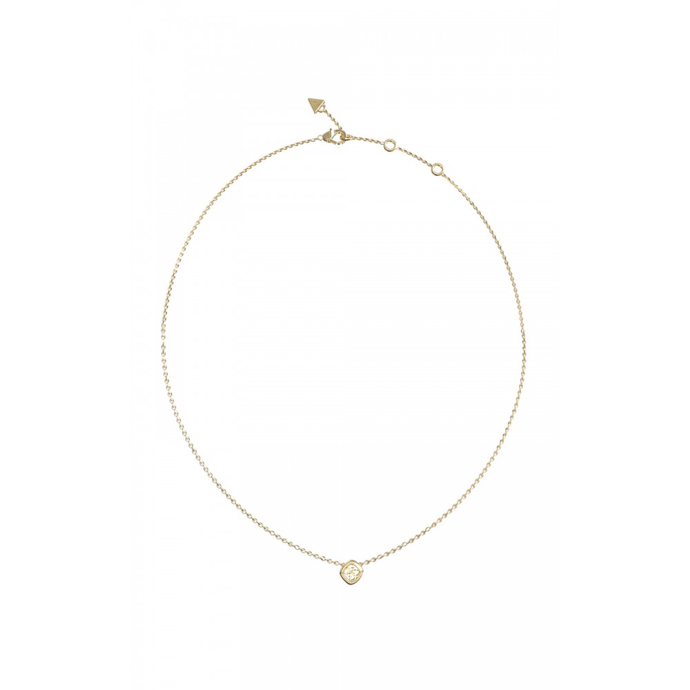 GUESS STEEL JAIPUR SPLENDOR Κολιέ Χρυσό Λογότυπο JUBN06150JWYGT/U