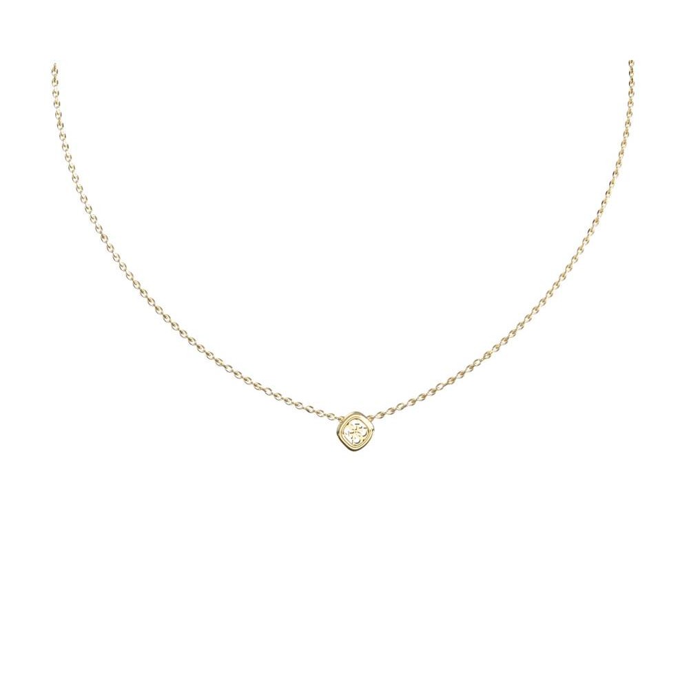 GUESS STEEL JAIPUR SPLENDOR Κολιέ Χρυσό Λογότυπο JUBN06150JWYGT/U