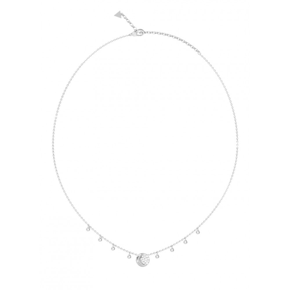 GUESS STEEL AURORA Κολιέ Ασημί JUBN06238JWRHT/U