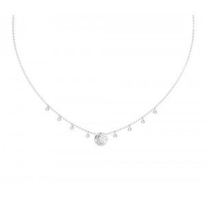 GUESS STEEL AURORA Κολιέ Ασημί JUBN06238JWRHT/U