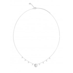 GUESS STEEL AURORA Κολιέ Ασημί JUBN06238JWRHT/U