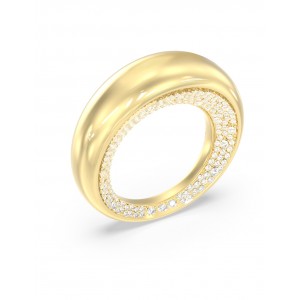 GUESS STEEL MOON DROPS Δαχτυλίδι Χρυσό Με Πέτρες JUBR06250JWYG56