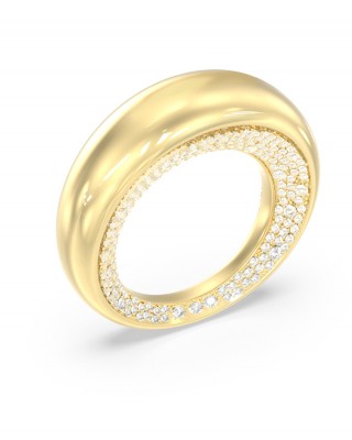 GUESS STEEL MOON DROPS Δαχτυλίδι Χρυσό Με Πέτρες JUBR06250JWYG56