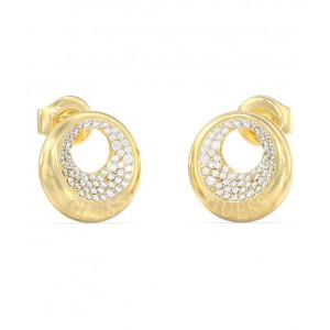 GUESS EARRINGS STEEL MOON DROPS JUBE06247JWYGT
