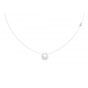 GUESS STEEL MOON DROPS Κολιέ Ασημί JUBN06245JWRHT/U