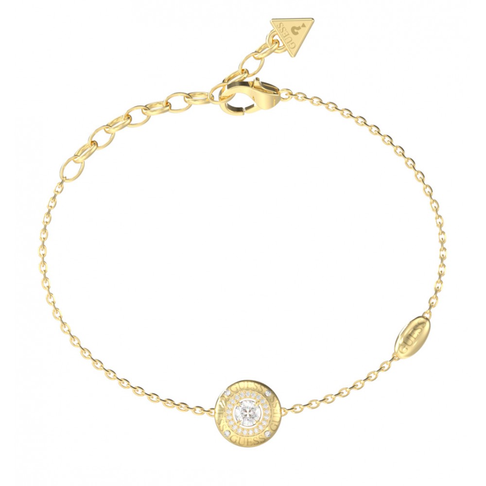 GUESS STEEL SPARKS Βραχιόλι Χρυσό Με Πέτρες JUBB06288JWYGL 
