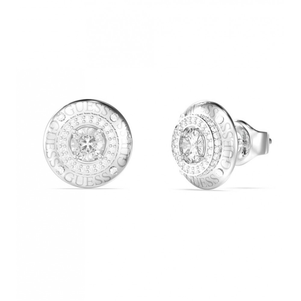 GUESS STEEL SPARKS Σκουλαρίκια Aσημί Καρφωτά JUBE06289JWRHT/U