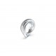 GUESS ασημί δαχτυλίδι PERFECT Με Ζιργκόν Ατσάλι JUBR04067JWRH