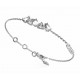 GUESS STEEL WONDERLIGHTS Βραχιόλι Ασημι Ατσάλι Λευκά Ζιργκόν JUBB04405JWRHL 