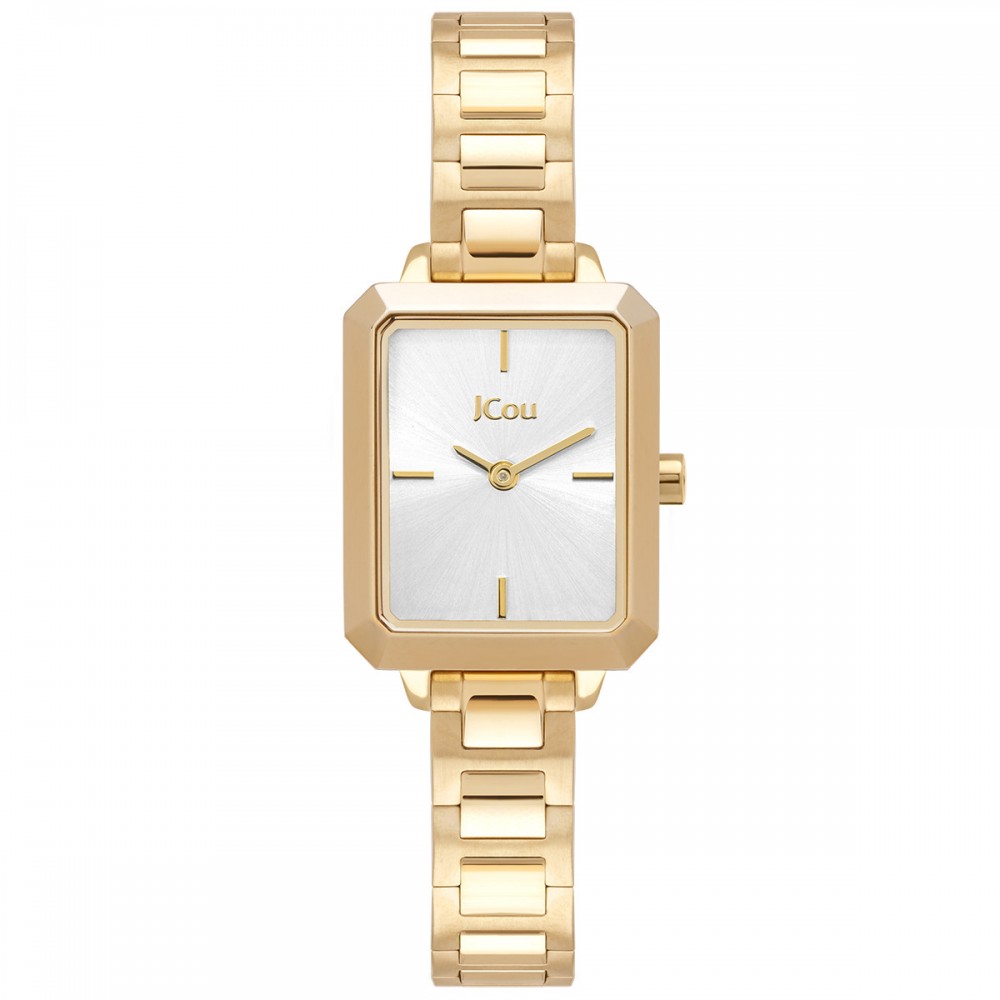 JCOU CAPRICE Ρολόι  Γυναικείο Επιχρυσωμένο Ανοξείδωτο Ατσάλι Μπρασελέ JU19063-12