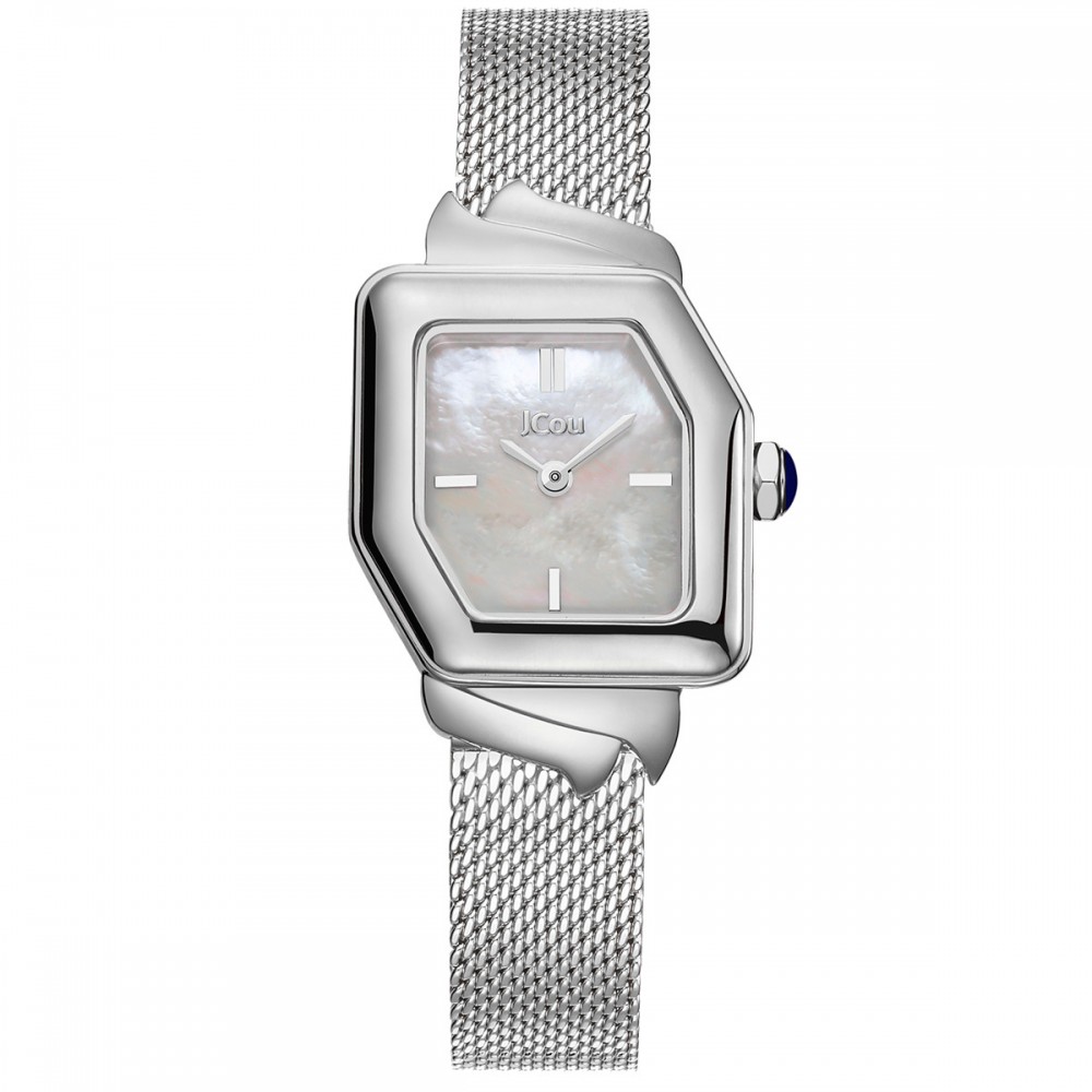 JCOU Ρολόι FRIDA Silver Stainless Steel Bracelet JU19076-2