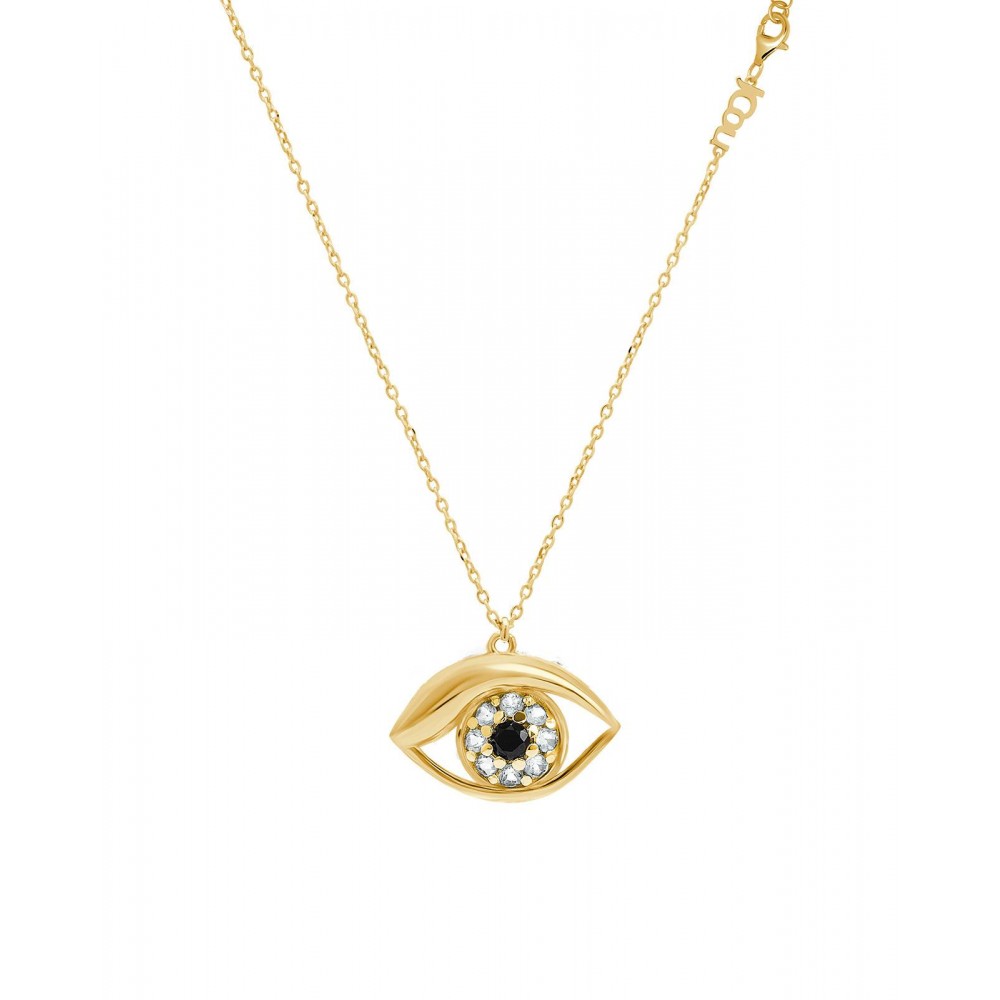 JCOU EYE CHARM NECKLACE 925° GOLD Ασήμι 925 JW604G