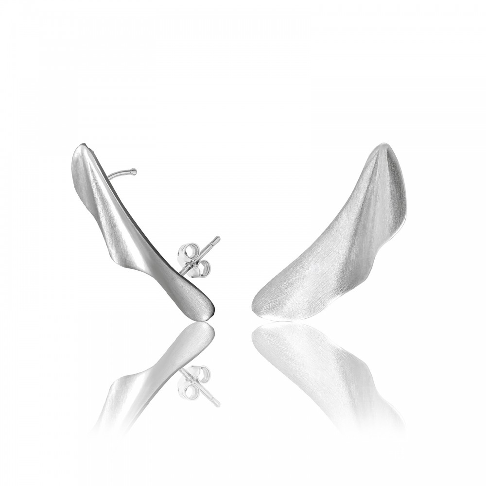 JCOU DRAPED Γυναικείο Σκουλαρίκια  Ασήμι 925 JW913S4-02