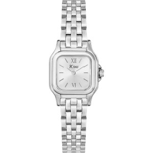 JCOU MUSE Ladies  Watch Silver Stainless Steel Bracelet JU19065-2