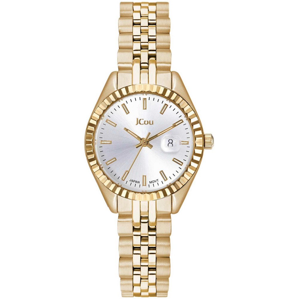 JCOU MUSE Ρολόι Γυναικείο Επιχρυσωμένο Ανοξείδωτο Ατσάλι Μπρασελέ JU19066-5