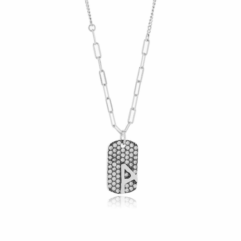 JOOLS Κολιέ με Μονόγραμμα Α Ασήμι 925 JD30241BR