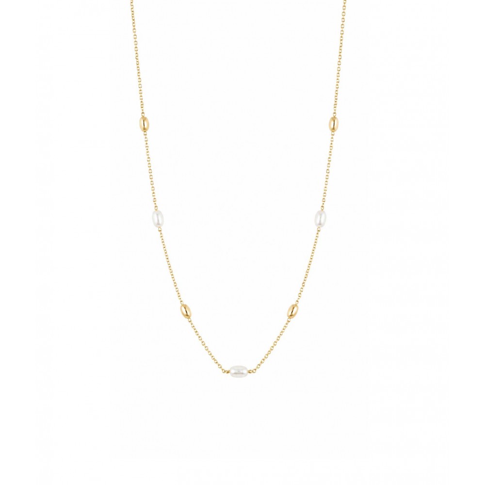 JOOLS Κολιέ Πέρλες Επίχρυσο Ασήμι 925 GIA15616 JOOLS Κολιέ Πέρλες Επίχρυσο Ασήμι 925 GIA15616