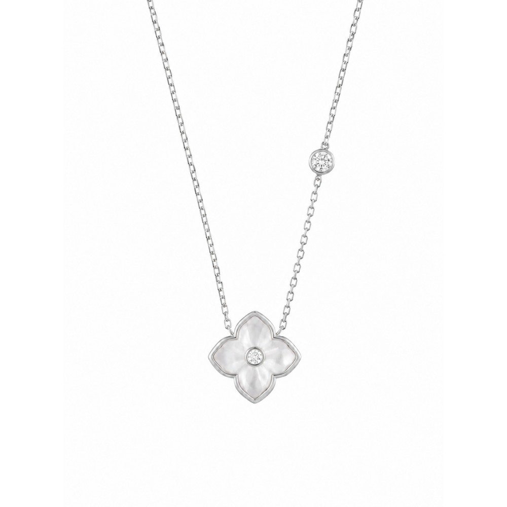JOOLS Κολιέ Clover Φίλντισι Ασήμι 925 BS05615N.1