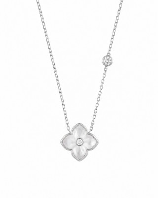 JOOLS Κολιέ Clover Φίλντισι Ασήμι 925 BS05615N.1