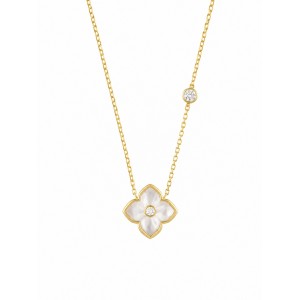 JOOLS Κολιέ Clover Φίλντισι Επίχρυσο Ασήμι 925 BS05615N.2