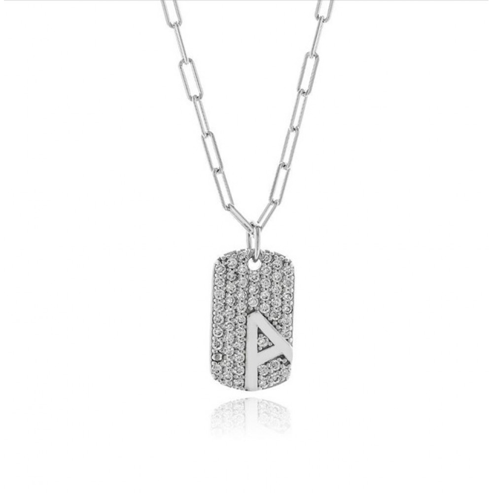 JOOLS Κολιέ με Μονόγραμμα A Ασήμι 925 JD30567-3RH