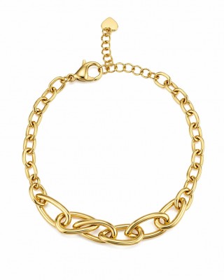 JOOLS Βραχιόλι Αλυσίδα Επίχρυσο Ασήμι 925 D623FBD0R