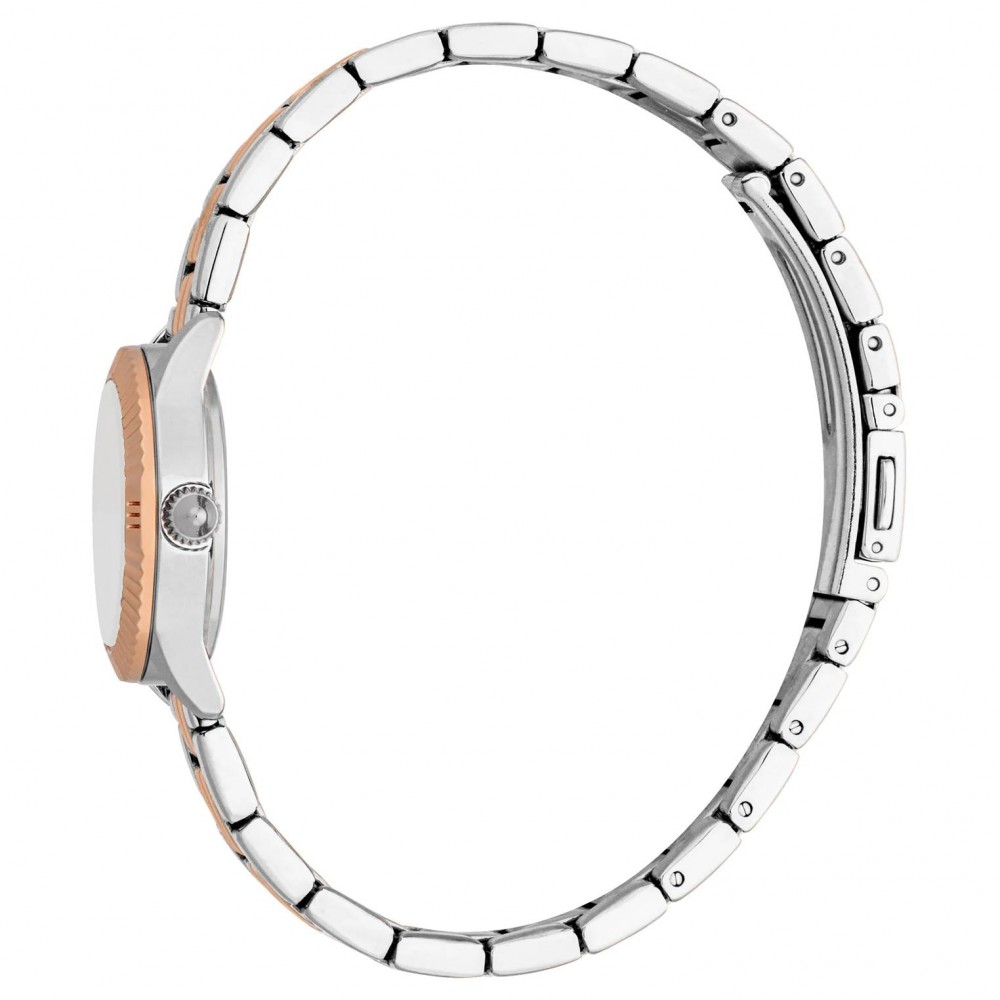 JUST CAVALLI Mini Rose Gold Ρολόι Gift Set Ανοξείδωτο Ατσάλι Μπρασελέ JC1L328M0095